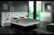Ronda Modern Salvador Bedroom Set in White/Light Gray