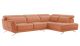 Ronda Modern Fabric Sectional Sofa in Orange