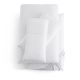 Alice Modern Woven Rayon from Bamboo Sheet Set in White