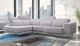 Vigo Modern Fabric Sectional Sofa in Light Grey