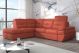 Salzburg Modern Open Chaise With Bed/Storage In Red
