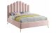 Sedona Contemporary Velvet Bed in Pink