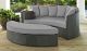 Sojourn Outdoor Patio Sunbrella Daybed in Canvas Gray
