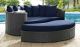 Sojourn Outdoor Patio Sunbrella Daybed in Canvas Navy