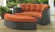 Sojourn Outdoor Patio Sunbrella Daybed in Canvas Tuscan