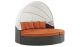 Sojourn Outdoor Patio Sunbrella Daybed in Canvas Tuscan