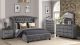 Sophia Modern Bedroom Set in Gray