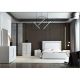 Star Modern Bedroom Set With LED in White