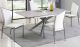 Tempe Casual Dining Room Set in Gray & White