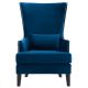 Anderson Modern Velvet Accent Tall Chair in Blue