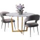 Coventry Round Dining Room Set in White/Grey