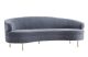 Newport Modern Velvet Sofa in Grey