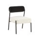 Gympie Modern Velvet Accent Chair in Cream