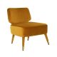 Lincoln Modern Velvet Accent Chair in Turmeric Yellow