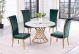 Tuscon Casual Dining Room Set in Green/Golden