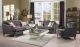 Trinity Traditional Living Room Set in Gray Chenille
