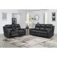 Farrell U131 Living Room Set in Charcoal Grey