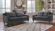 U957KD Modern Fabric Living Room Set in Dark Grey