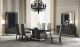 J&M Valentina Modern Dining Room Set in Grey Lacquer & High Gloss Veneer