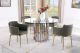 Illinois Modern Dining Room Set in Grey/Gold