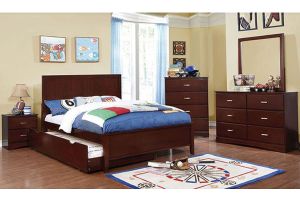 Fowler Youth Transitional Bedroom Set in Cherry