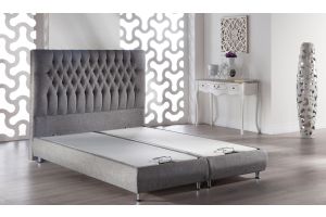 Istikbal Prince Platform Bed in Diego Grey