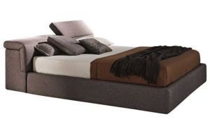 Tower Storage Bed in Taupe Grey